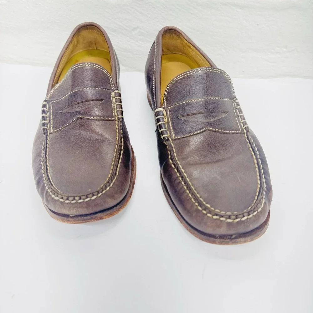 Men's Cole Haan Sz 8M C 12049 Brown Leather Penny Loafer Preppy. Business Casual
